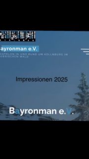 Kleiner Jahresrückblick und Ausschnitte aus 2025. 

Wow,…. Was war 2025 wieder alles los. 
Ironman, UTMB, UTLW, Vereinsausflug, viele Lauf Events, tolle Radausflüge und vieles mehr. 

Schön war’s wieder. 
Danke an alle….. ihr seid spitze 🤩 

Die Bayronmans wünschen allen einen guten Rutsch ins neue Jahr und auf viele gemeinsame sportliche Abenteuer in 2026 

🍀🏃‍♀️⛰️🚴🚴‍♀️🏊🏃💨